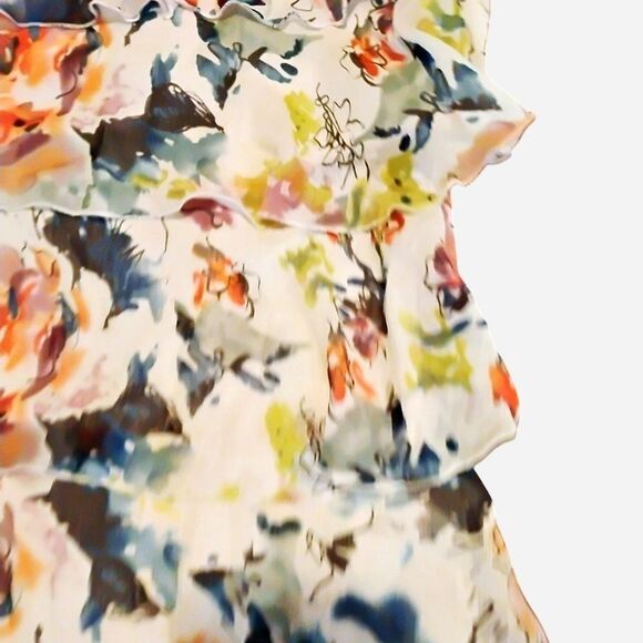 Lapis Vibrant Floral Layered Camisole - Picture 4 of 8